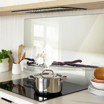 Schneidebrett glas Eine Blume an einem Zweig