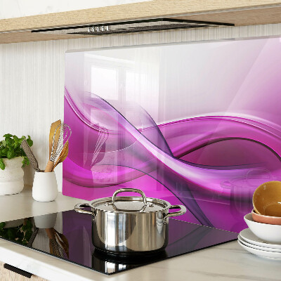 Glas schneidebrett Wellen in Rosatönen