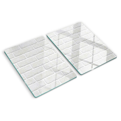 Schneidebrett glas Ziegelmauer