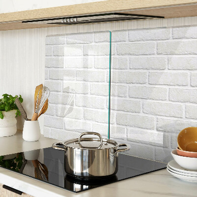 Schneidebrett glas Ziegelmauer