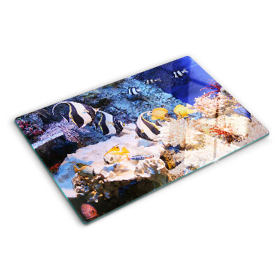 Schneidebrett Unterwasserwelt mit Fischen