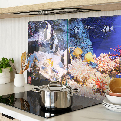 Schneidebrett Unterwasserwelt mit Fischen