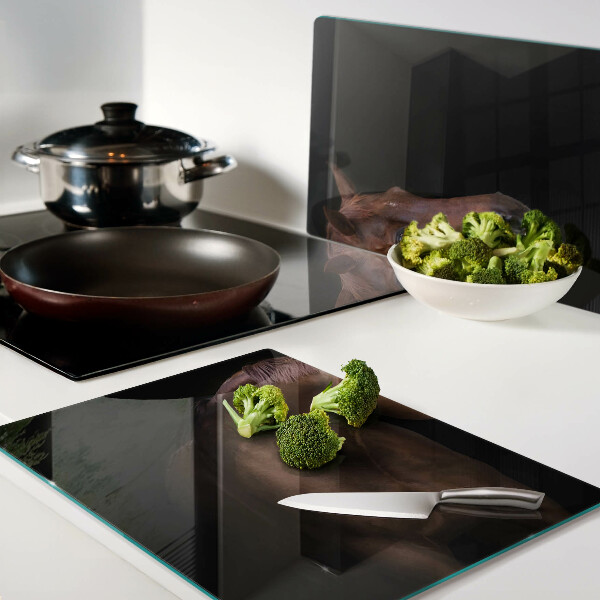 Schneidebrett Porträt eines Pferdes