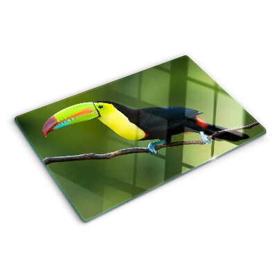 Schneidebrett Tukan auf einem Ast