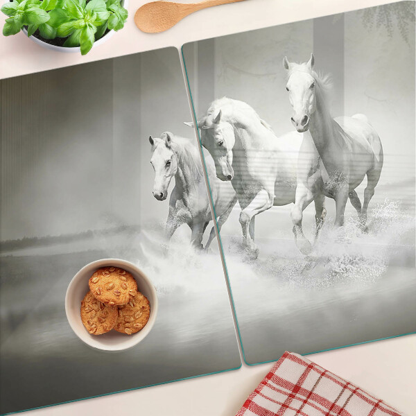 Schneidebrett Glas mit Motiv 