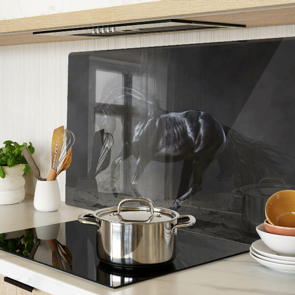 Glas-Schneidebrett mit Motiv 