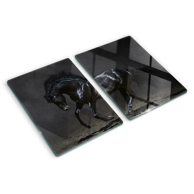 Glas-Schneidebrett mit Motiv 