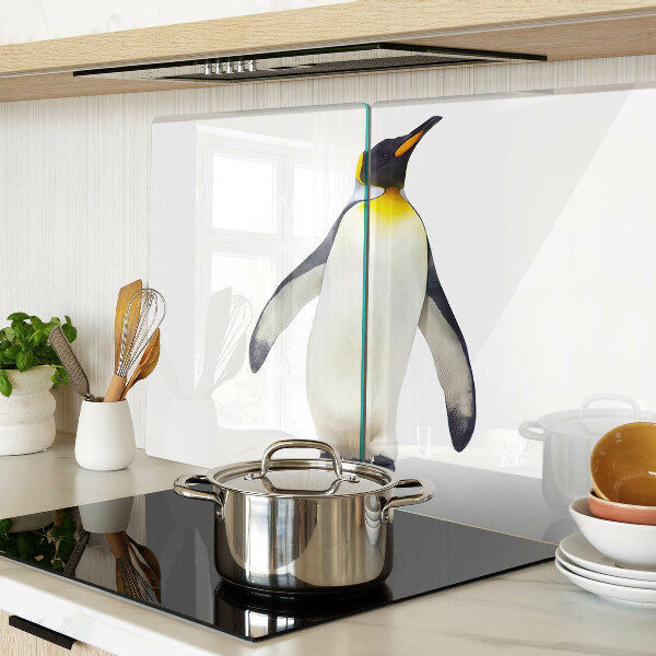 Schneidebrett glas Pinguin auf dem Eis