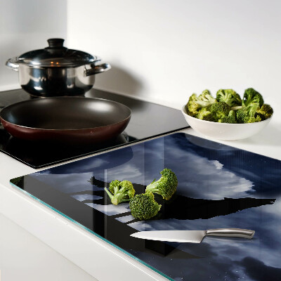 Schneidebrett Wolf im Mondlicht