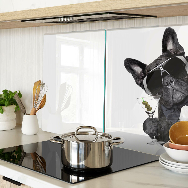 Schneidebrett Hund mit Sonnenbrille