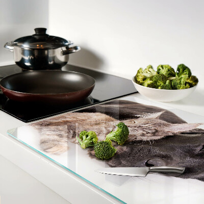 Schneidebrett Glas mit Motiv 