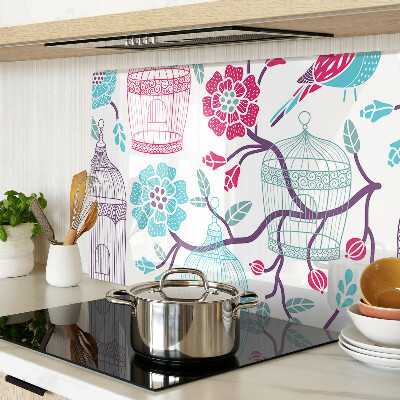 Schneidebrett Vogel- und Blumenkäfige