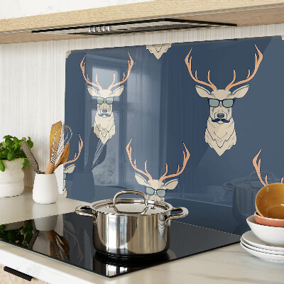 Schneidebrett Rentiere mit Sonnenbrille