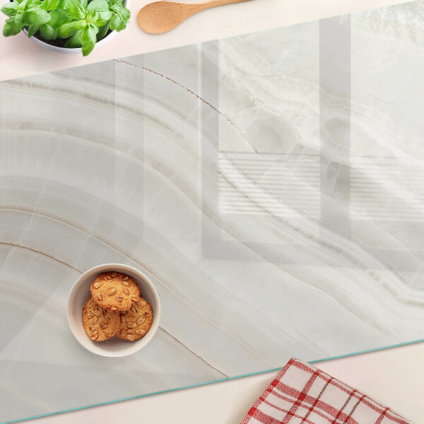 Schneidebrett Marmor mit Goldfäden