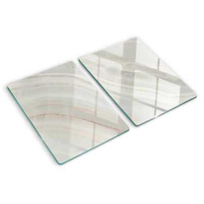 Schneidebrett mit Marmoroptik und goldenen Adern