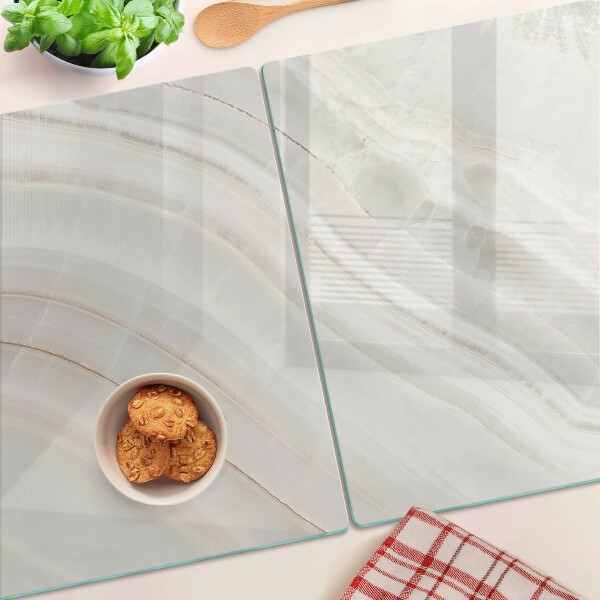 Schneidebrett Marmor mit Goldfäden