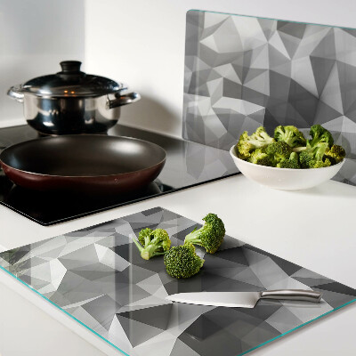 Glas schneidebrett Abstraktes geometrisches Muster