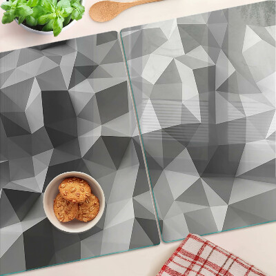 Glas schneidebrett Abstraktes geometrisches Muster