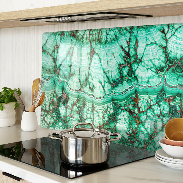 Schneidebrett Marmor in Grüntönen