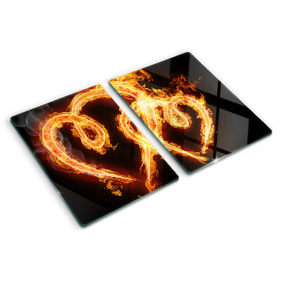 Schneidebrett Brennendes Herz