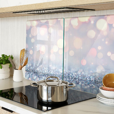 Glas schneidebrett Funkelnde Lichter mit Diamantakzent