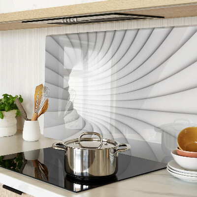 Schneidebrett mit spiralförmiger Maserung im Inneren