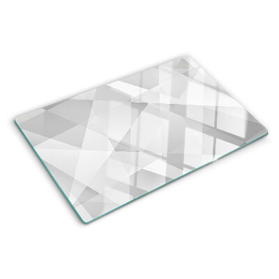 Schneidebrett Geometrie in Grautönen