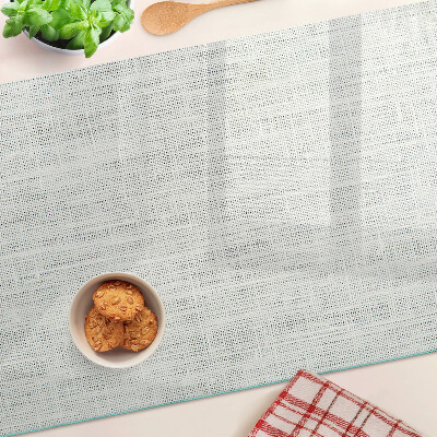 Schneidebrett Glas mit strukturiertem Muster in Grautönen