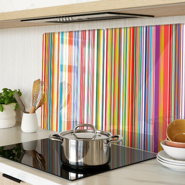 Schneidebrett Glas mit strukturiertem Muster in Grautönen