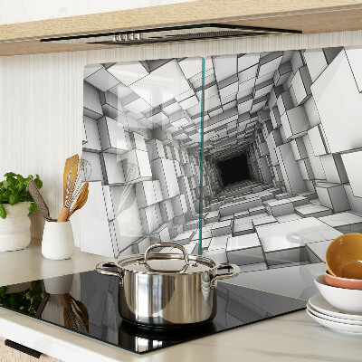 Schneidebrett glas 3D-Würfellabyrinth