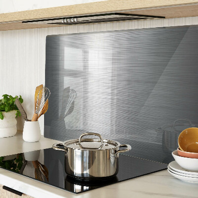 Schneidebrett Metallischer Effekt in gebürstetem Stahl