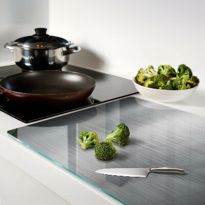 Schneidebrett Metallischer Effekt in gebürstetem Stahl