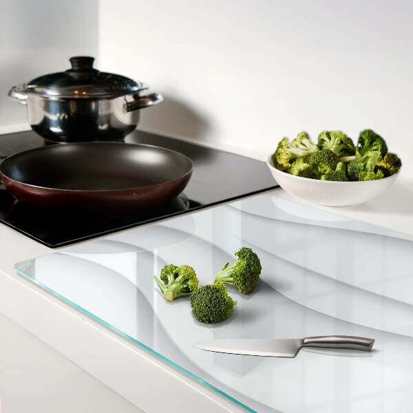 Schneidebrett Wellen und Linien