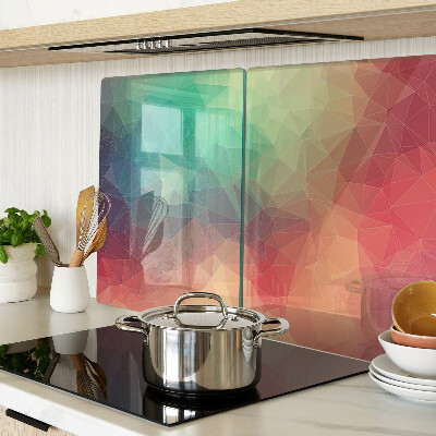 Glas schneidebrett Abstraktes geometrisches Muster