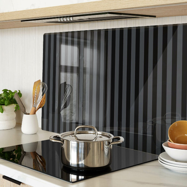 Schneidebrett Vertikale Streifen in Grautönen