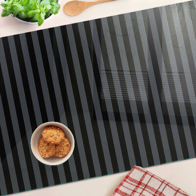 Schneidebrett Vertikale Streifen in Grautönen