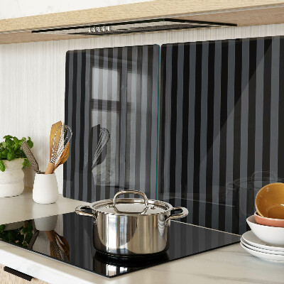 Schneidebrett Vertikale Streifen in Grautönen