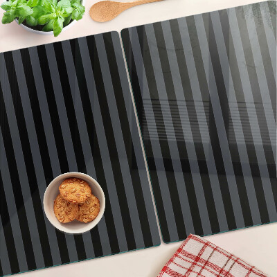 Schneidebrett Vertikale Streifen in Grautönen