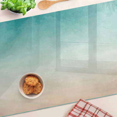 Schneidebrett Blauer und oranger Farbverlauf