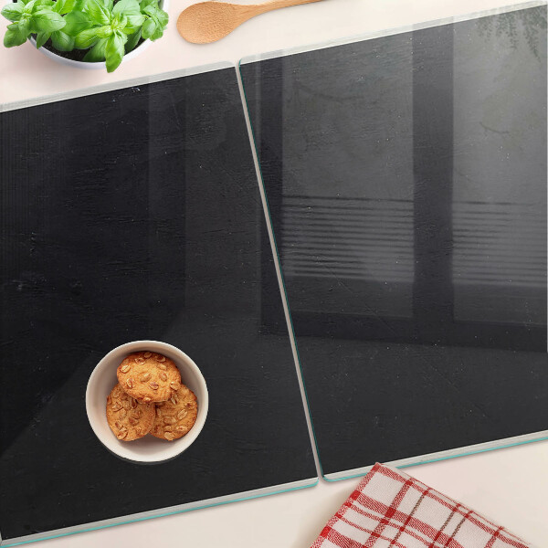 Schneidebrett mit schwarzer Marmorstruktur