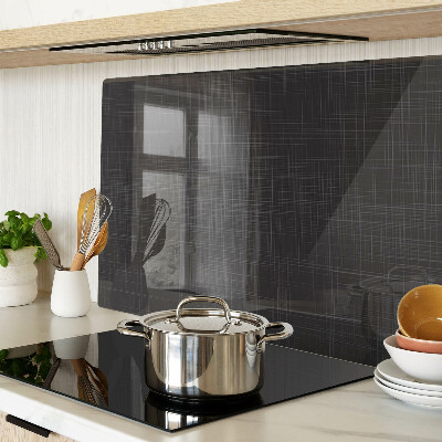 Glas-Schneidebrett mit geometrischem Linien- und Schattendesign