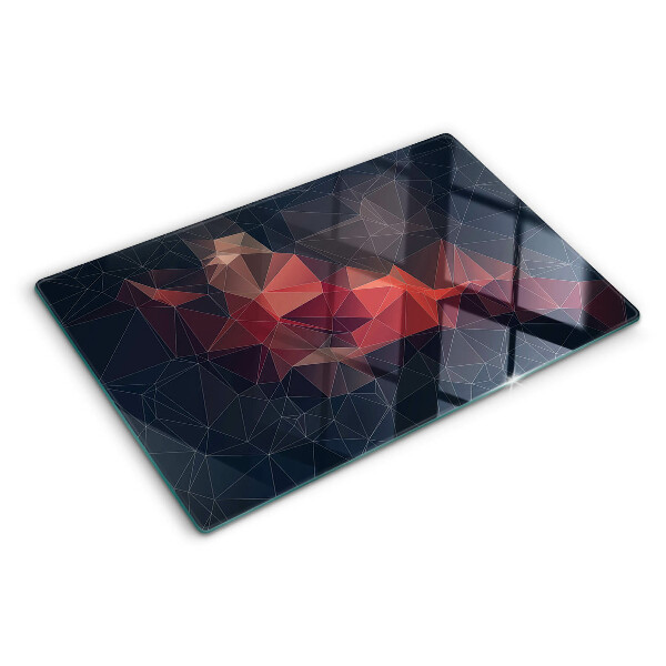 Schneidebrett Abstrakte Geometrie in Rottönen