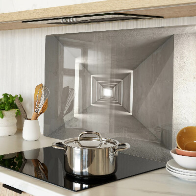 Schneidebrett glas Geometrischer Innenraum mit Tiefeneffekt