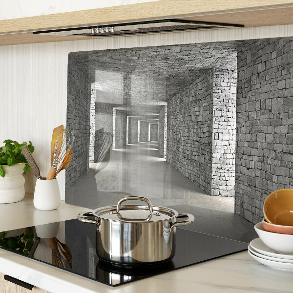 Glas-Schneidebrett mit Motiv 