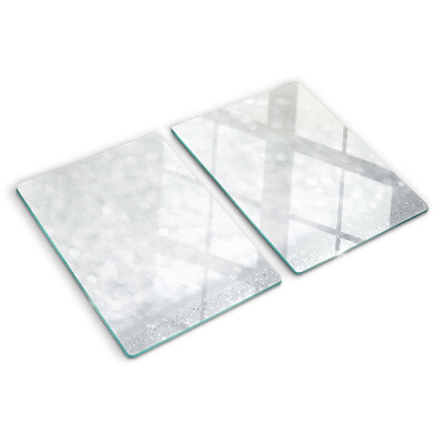 Schneidebrett mit Funkel-Effekt und Bokeh-Optik