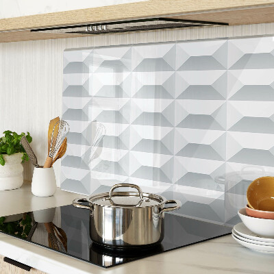 Schneidebrett glas 3D-Würfelgeometrie