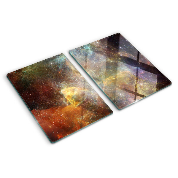Schneidebrett glas Kosmische galaktische Landschaft