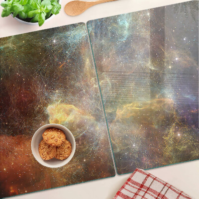 Schneidebrett glas Kosmische galaktische Landschaft