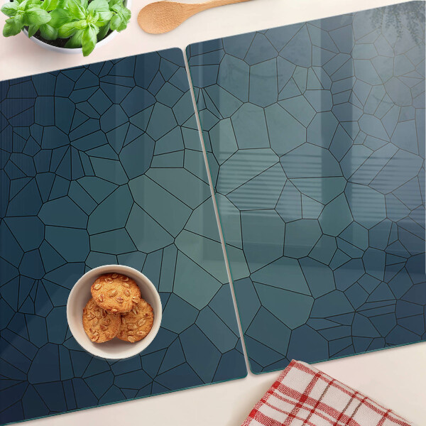 Schneidebrett mit Mosaikmuster
