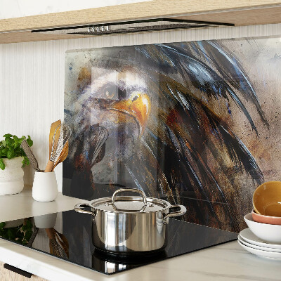 Glas schneidebrett Adler in Bewegung